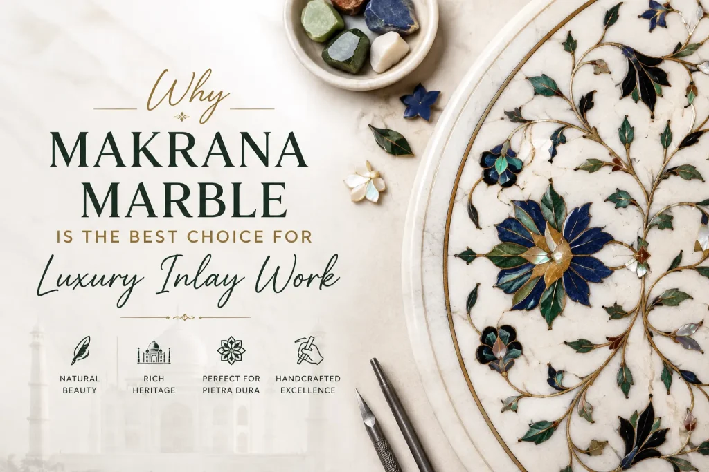 Makrana Marble for Luxury Inlay Work